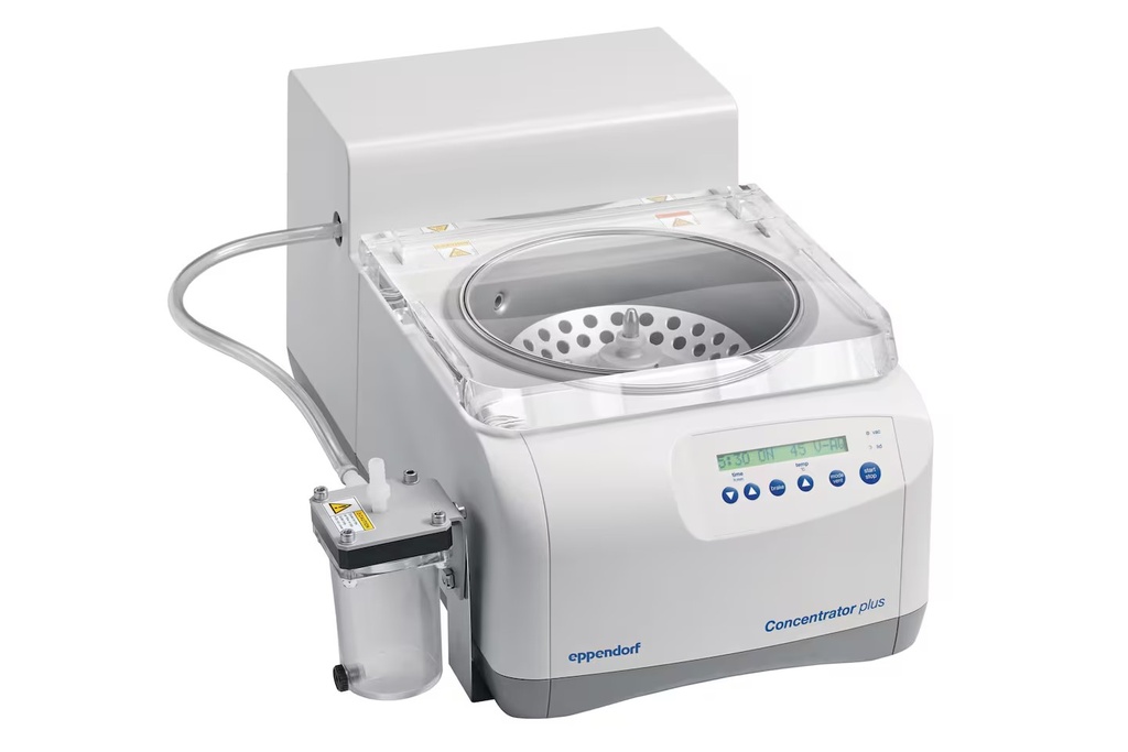 Eppendorf  Concentrator plus, komplet, inkl. pumpe og rotor
