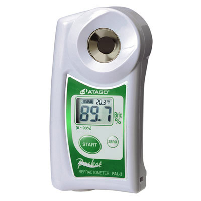 [9801382] Digitalt lomme refraktometer, Atago, PAL-3, 0 - 93% Brix 0,1%