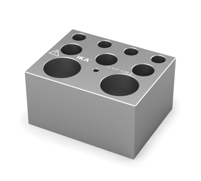 [9816816] IKA aluminiumblok, 4 x 1,5 ml/3 x 15 ml/2 x 50 ml
