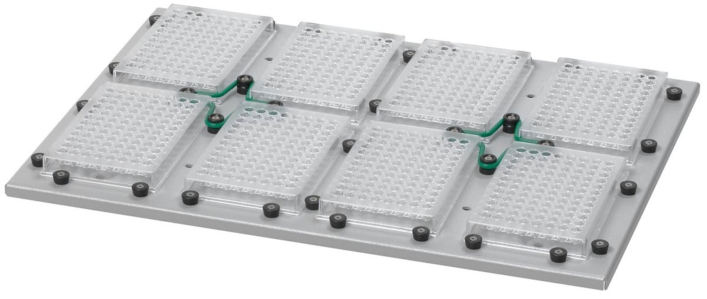 Holder til 8 mikro/deepwell plader, Edmund Bühler TiMix 5