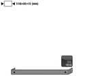 [9840717] Base cover, til Asecos Q90-serie bredde 120 cm