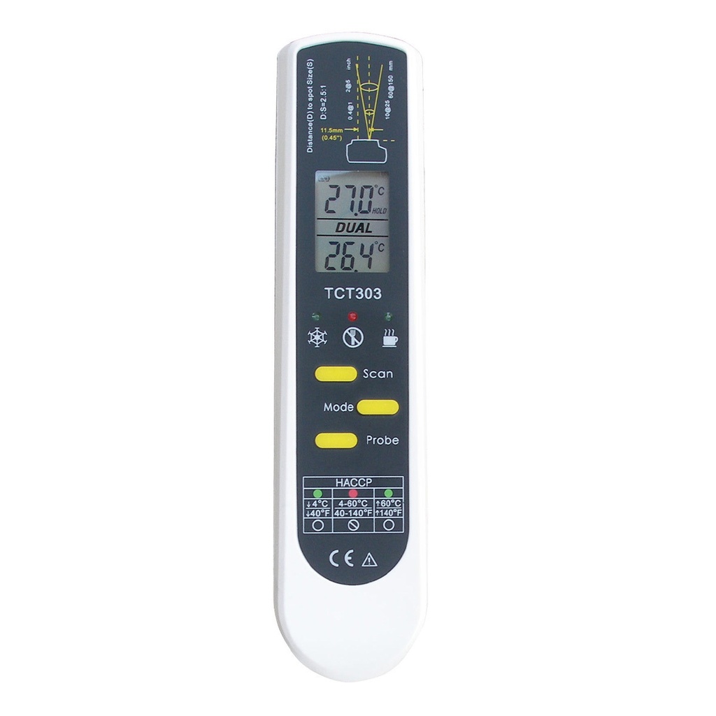 IR termometer med nåleføler, DualTemp PRO -33-250°C