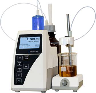 Motordrevet kolbeburette, SI Analytics Titronic 300/50 M2, 50 mL
