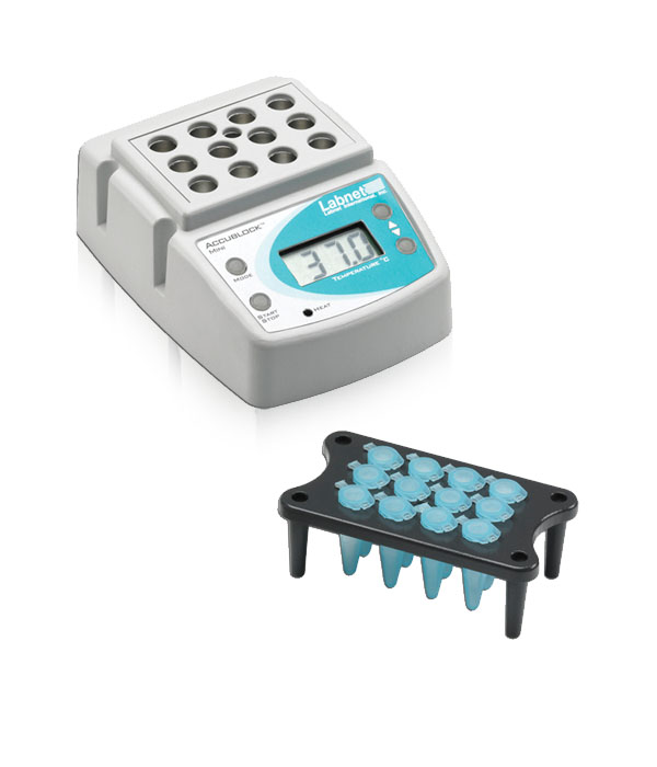 Labnet digital bloktermostat til 12 x 1,5 ml rør