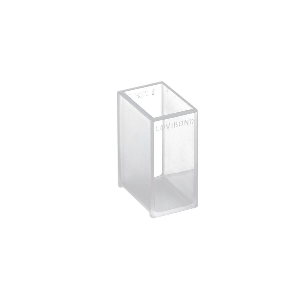 Kuvette, borosilikatglas, Lovibond W600/B/1", 1 tomme
