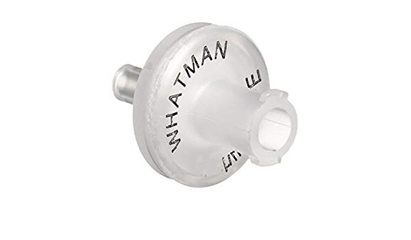 Sprøjtefilter, Whatman Puradisc, GF/C, Ø13 mm, 1,2 µm, LSO, 100 stk
