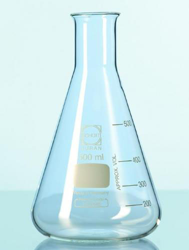 Erlenmeyerkolbe med smal hals, DURAN, 500 ml