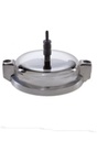 [2363103] Vådsigte plexiglas låg m/2 spraydysser, Ø200 mm/8"