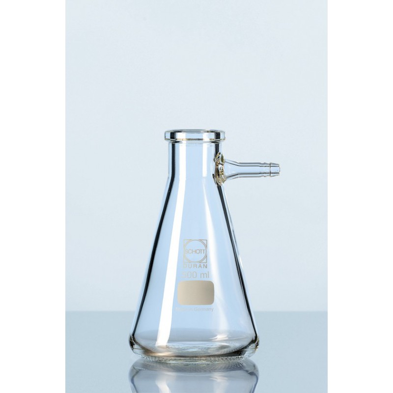 Sugekolbe med glasstuds, konisk form, 500 ml