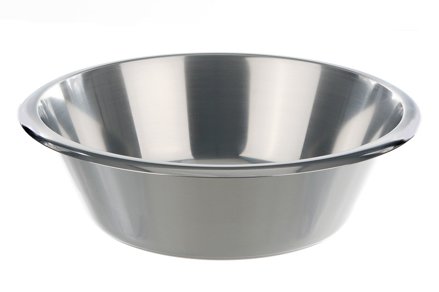 [2370102] Metalskål, 18/8 stål, Ø265 x 95 mm, 3000 ml