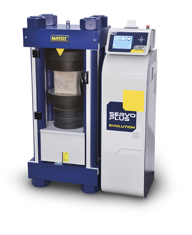 Trykprøvpresse, Matest, Servoplus, 2000kN, Fuldautomatik & TouchScreen, C089-04N