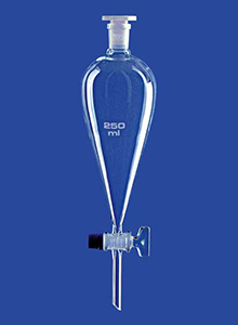 Skilletragt, Squibb u/inddeling, glashane, 2000 ml