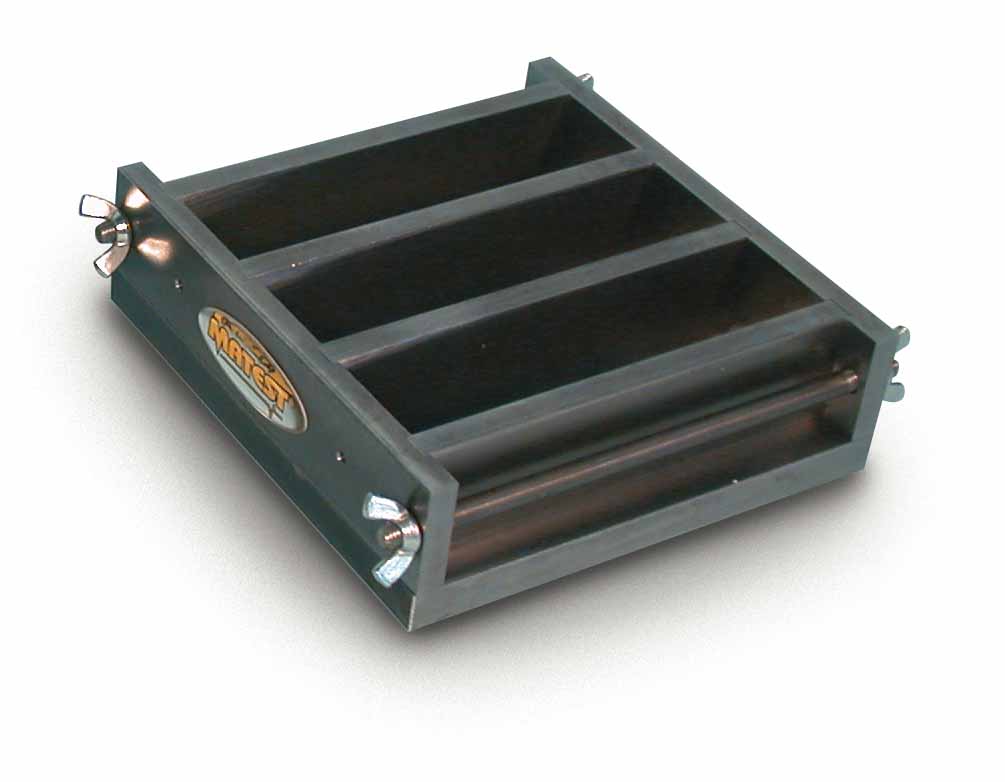Prismeform af stål, Matest, 55 HRB, 40 x 40 x 160 mm