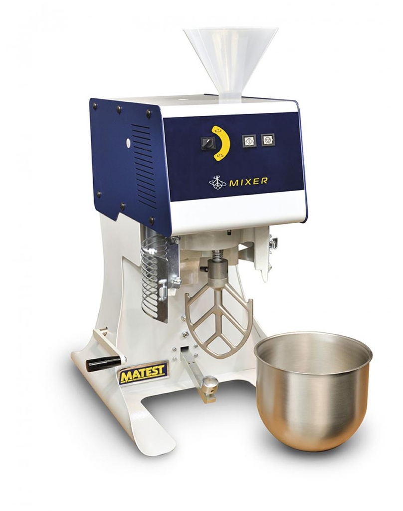 [2376301] Mørtelmixer /sand doserings tragt, Matest, sikkerhedsdør iht. CE, E095N