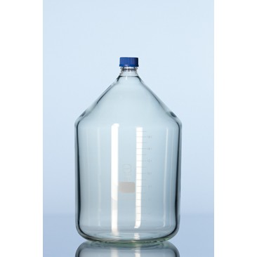 BlueCap-flaske, DURAN, med blåt låg, 20.000 ml