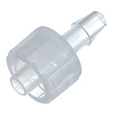 [2445504-19] Male luer m/låsering x 1/4" hose barb, PC, 25/pk
